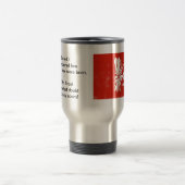"Red Coachman - Grausame Forelle" Fliegenfischerei Reisebecher (Mittel)