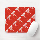 "Red Coachman" Trout Fly Mousepad (Mit Mouse)