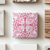 Red Coastal Sheashell Coral Kitchen Backsplash Fliese