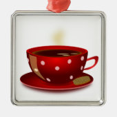 Red Coffee Cup Ornament (Vorne)