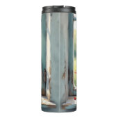 Red Coffee Tin of Red Poppies Thermosbecher (Rückseite)