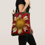 Red Collarette Dahlia Floral Tasche (Von Nahem)