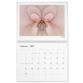 Red Collection Abstrakte Fraktale 2026 Kalender (Feb 2027)