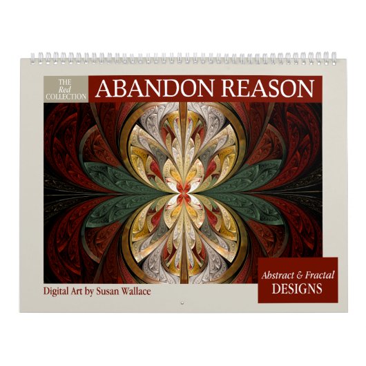 Red Collection Abstrakte Fraktale 2026 Kalender (Titelbild)