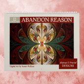 Red Collection Abstrakte Fraktale 2026 Kalender