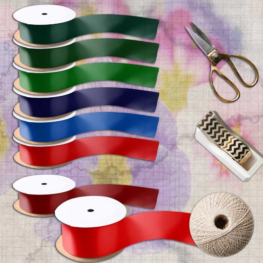 Red Color Solialist minimalistisch Festival Satinband