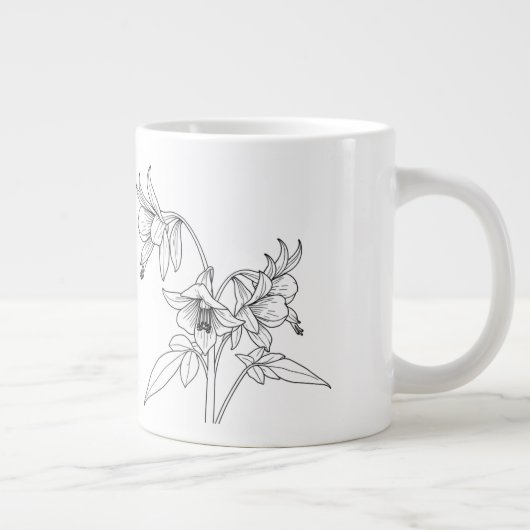 Red Columbine - Aquilegia canadensis - Native Jumbo-Tasse (Rechts)