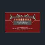 Red Computer Engineer Science Circuit Board Coding Visitenkarte<br><div class="desc">Red Computer Engineer Science Circuit Board Coding</div>