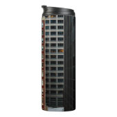 RED CONCRETE HIGH-RISE-GEBÄUDE THERMOSBECHER (Nach rechts gedreht)