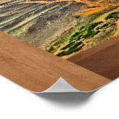 Red Cone Colorado heller Plakatdruck Poster (Ecke)