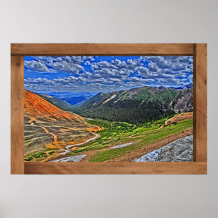 Red Cone Colorado heller Plakatdruck Poster