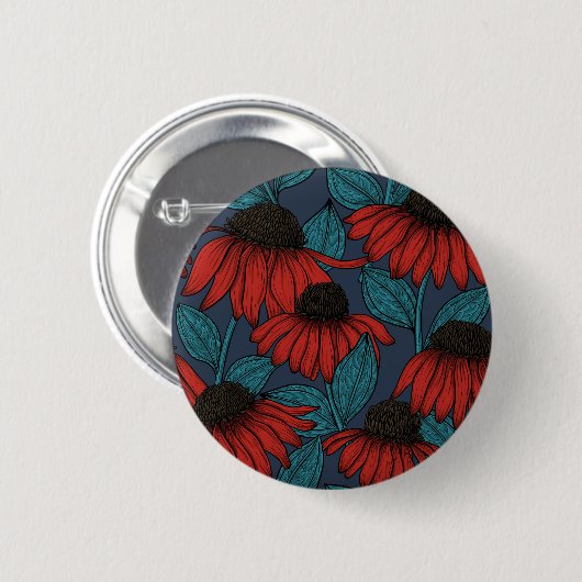 Red Conefwers Button (Vorne & Hinten)