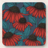 Red Conefwers Getränkeuntersetzer (Vorderseite)