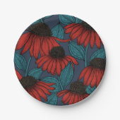 Red Conefwers Pappteller (Vorderseite)