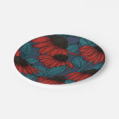 Red Conefwers Pappteller (Schrägansicht)