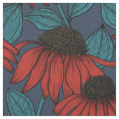 Red Conefwers Stoff (Nahaufnahme)