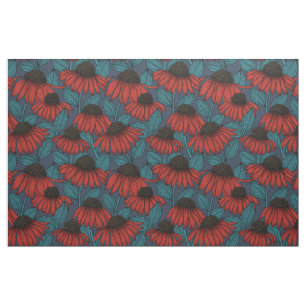 Red Conefwers Stoff