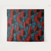 Red Conefwers Wandteppich (Vorderseite (Horizontal))