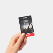 Red Conference Staff Access Pass QR Code Ausweis (Handheld)