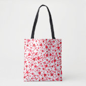 Red Confetti Hearts Tasche (Vorderseite)