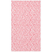 Red Confetti Hörmuster Tischdecke (Vorderseite)