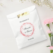 Red Confetti Wedding - Gefälligkeitstasche Geschenktütchen (Versiegelt)