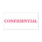 Red Confidential Permastempel (Design)