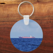 Red Container Ship Schlüsselanhänger (Vorderseite)