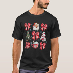 Red Coquette Weihnachten Vintag Weihnachten Weihna T-Shirt