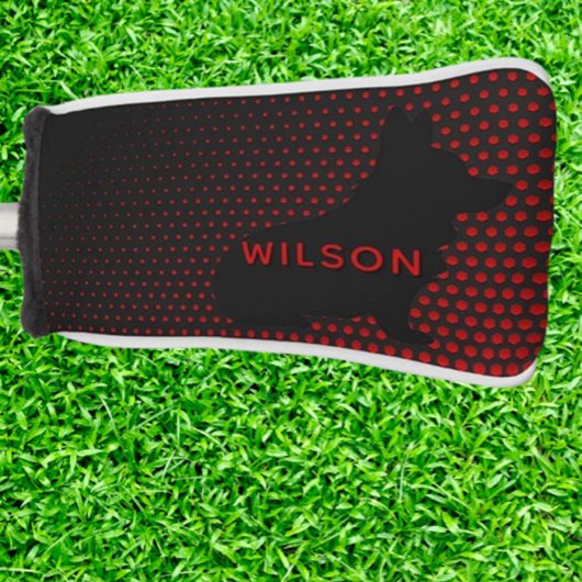 RED Corgi Golf Headcover