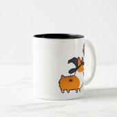 Red Corgi Halloween Tasse | CorgiThings (VorderseiteRechts)