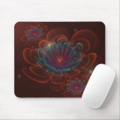 Red Corolla Blume Mousepad (Mit Mouse)