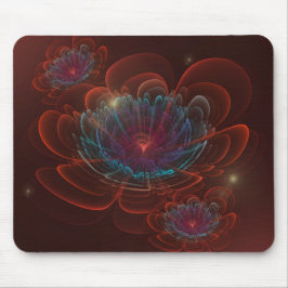 Red Corolla Blume Mousepad