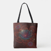 Red Corolla Blume Tasche (Rückseite)
