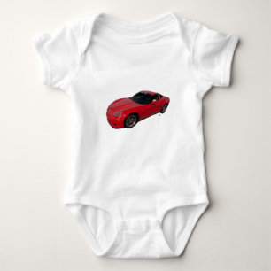 Red Corvette Baby Strampler