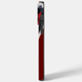 Red Corvette c8, 2023, i phone case (Rückseite / Links)