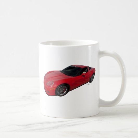 Red Corvette Kaffeetasse (Rechts)