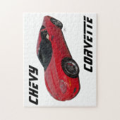 Red Corvette Puzzle (Vertikal)