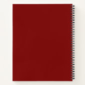 Red Cosmos Sketch Notizblock (Rückseite)