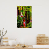 Red Country Church Poster (Küche)