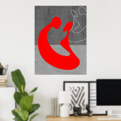 Red Couple Poster (Heimbüro)