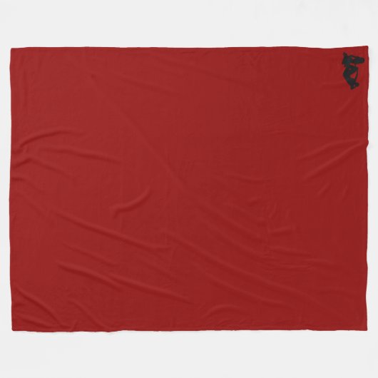 Red Couple's Night Blanket Fleecedecke (Vorderseite (Horizontal))