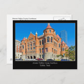 Red Courthouse Downtown Dallas Texas Postcard Postkarte (Vorne/Hinten)