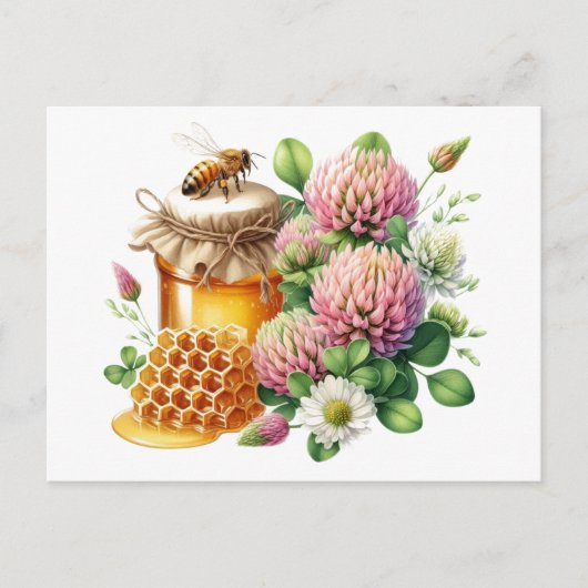 Red Cover Honey Postcard Postkarte (Vorderseite)