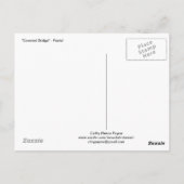 Red Covered Bridge Postkarte (Rückseite)