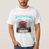 Red Covered Bridge T - Shirt (Vorderseite)