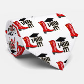 Red Cowboy Boots Abschluss Krawatte (Gerollt)