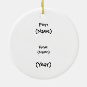 Red Cowboy Boots Ornament (Hinten)