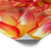 Red Cowgirl Boots Dahlia Blume Fantasy Art Poster (Ecke)