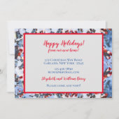 Red Crab Apple Berries in Snow New Zuhause Card Einladung (Vorderseite)